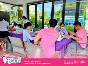 Read more about the article 𝐒𝐭𝐮𝐝𝐞𝐧𝐭 𝐂𝐚𝐫𝐞 เราดูแลกันแบบครอบครัว ตรวจสุขภาพพนักงานประจำปี 2568