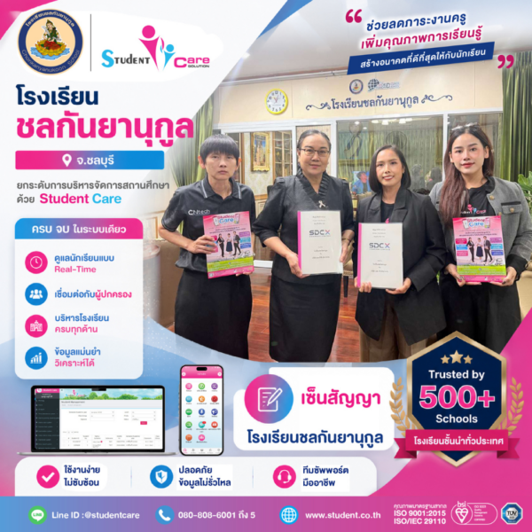 5.โรงเรียนชลกันยานุกูล จ.ชลบุรี